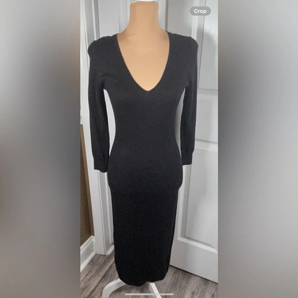 NWT French Connection Long Sleeve Sweater Dress - Size 4 - Picture 9 of 11